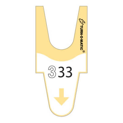 Købilletter METO Turn-O-Matic D900 gul 6x4000 stk/pk