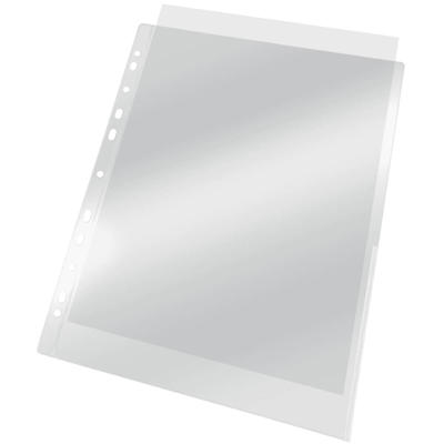 Signallomme Esselte A4 0,105mm gul halvt åben 100stk/pk