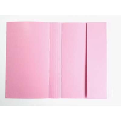Mappe DKF nr. 103/8 A4 m/1 klap 8 riller 800936, rosa