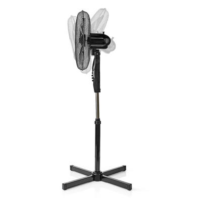 Ventilator t/gulv 45W Justerbar sort