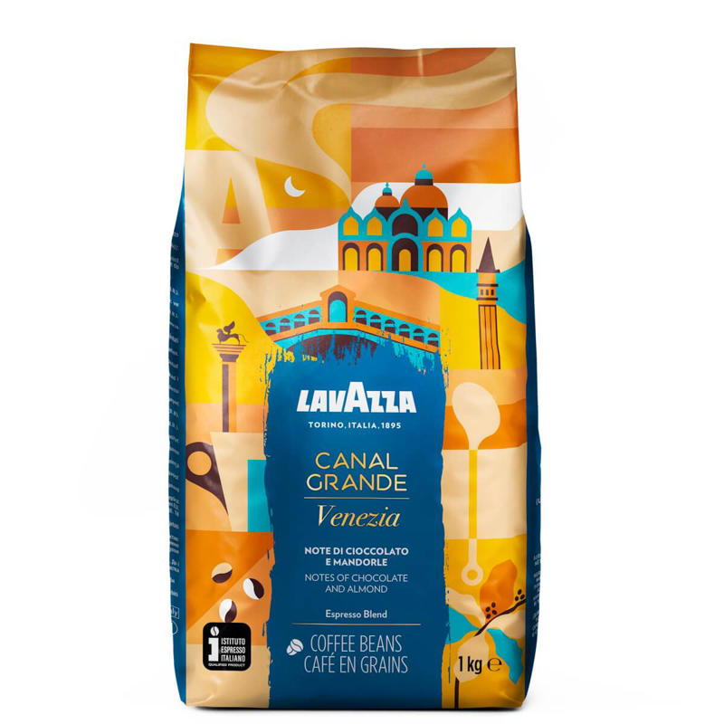 Kaffe espressobønner Lavazza Canal Grande 1kg/stk.