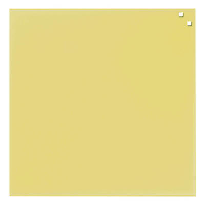 Glastavle Naga magnetisk 450x450mm gul