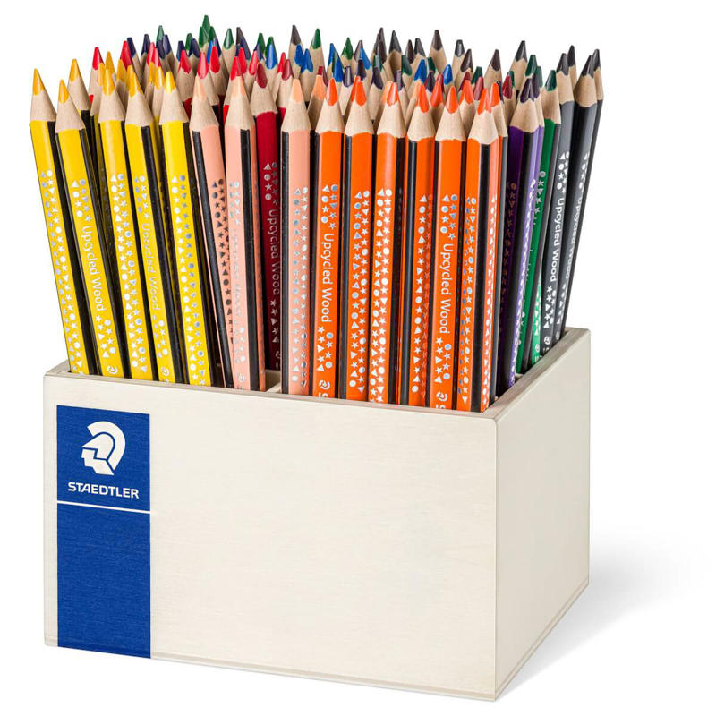 Farveblyant Noris Jumbo 100% PEFC ass. farver pk./112