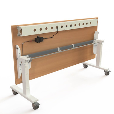 Hæve-sænkebord Flip Top ConSet 180x80 bøg/hvid