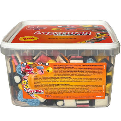 Lakridskonfekt Malaco 2kg