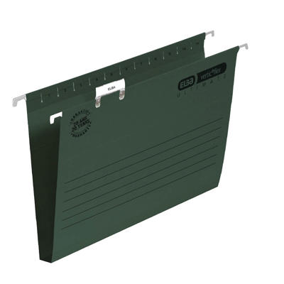 Hængemapper ELBA Vertic folio grøn 30mm bund