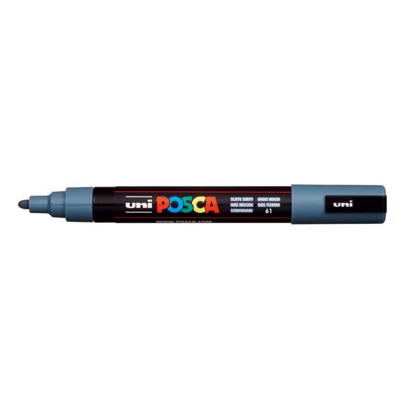 Marker Uni Posca PC-5M, slate grey 1560801