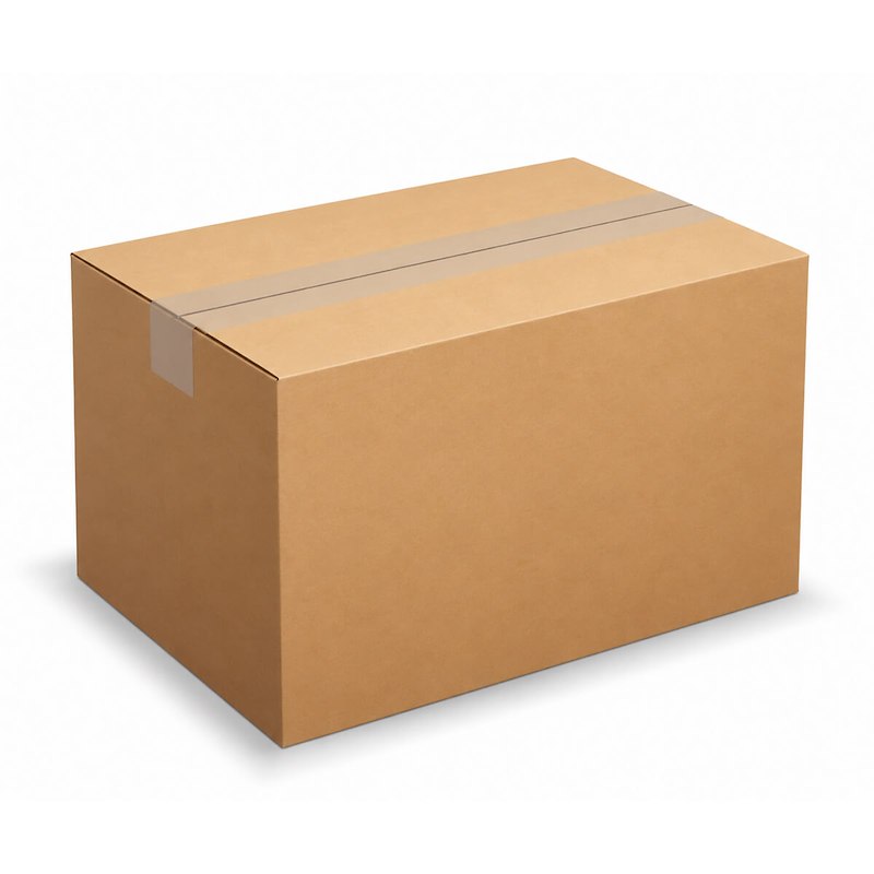 Papkasser 1-lags 590x390x500mm 605 - 115L - 4mm