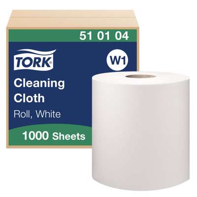 Aftørring Tork Premium 510 stor rl. W1 1000 ark 510104 hvid