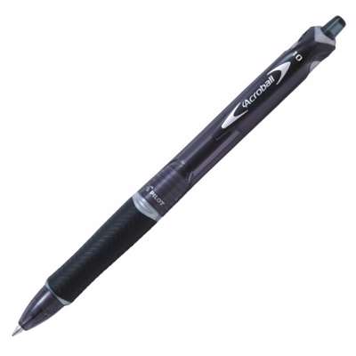 Kuglepen Pilot Acroball sort stregbredde 1,0mm medium