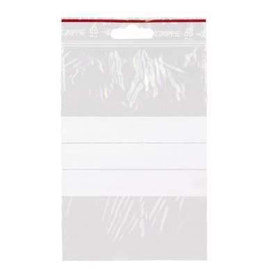 Lynlåsposer 100x150mm T-64 m/skrivefelt 1000stk/pk