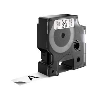 Labeltape DYMO D1 19mm sort på hvid