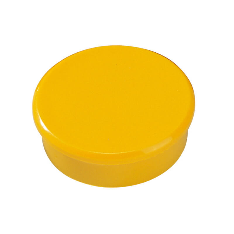 Magneter Dahle 38mm rund gul 10stk/pk 2,5kg bærekraft