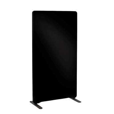 Skærmvæg til gulv Lintex Edge sort 1000x1500mm