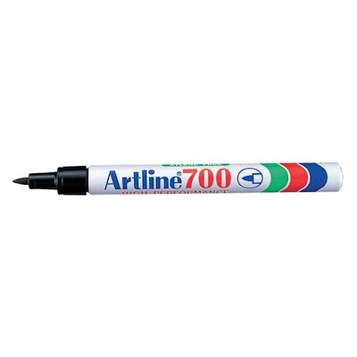 Marker Artline 700 permanent sort 0,7mm