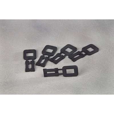 Plasthåndspænder sort til 12mm bånd 1000stk/kar