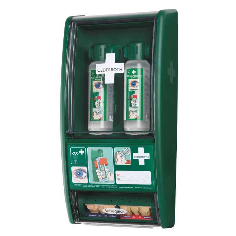 Førstehjælps øjenskyllestation Cederroth