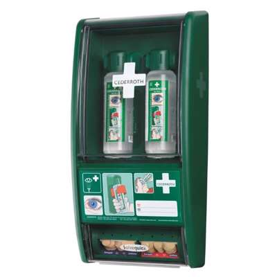 Førstehjælps øjenskyllestation Cederroth