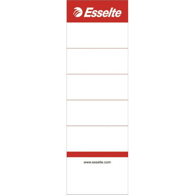 Rygetiket Esselte brevordner bred lang udgave 100stk/pak