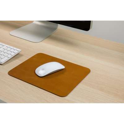 Musemåtte Copenhagen 25x20 læder tan/brun