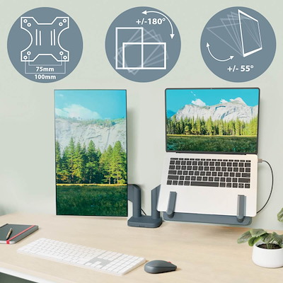 Monitorarm & Laptop arm Dual Leitz Ergo