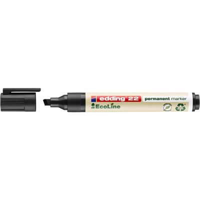 Marker Edding 22 EcoLine sort perm. 1-5mm