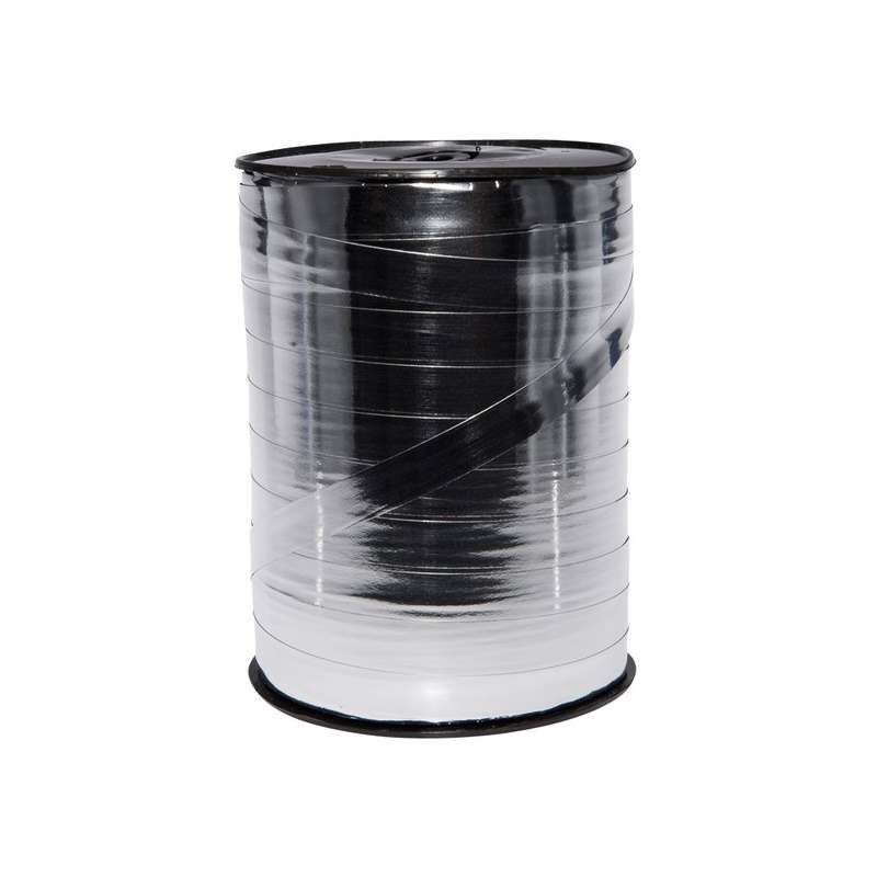 Gavebånd metallic sølv 10mmx250m nr. 05