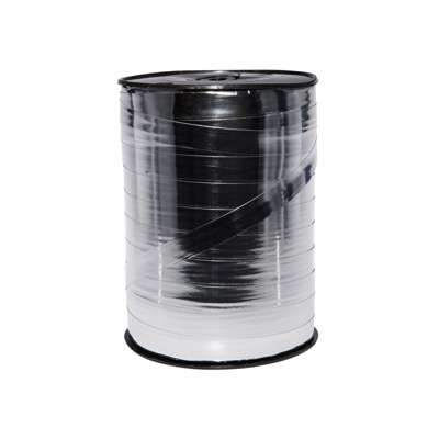 Gavebånd metallic sølv 10mmx250m nr. 05