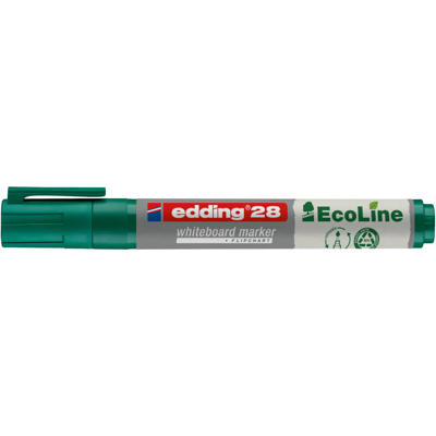 Whiteboard marker Edding 28 EcoLine grøn 1,5-3mm rund