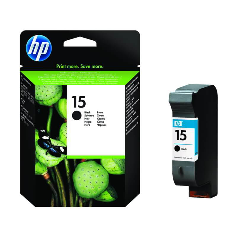 Farvepatron HP-6615D, t/810C-840, sort