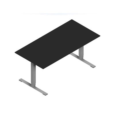 Hæve/sænkebord Dencon 03504 1600x800 alu stel sort nano pl.