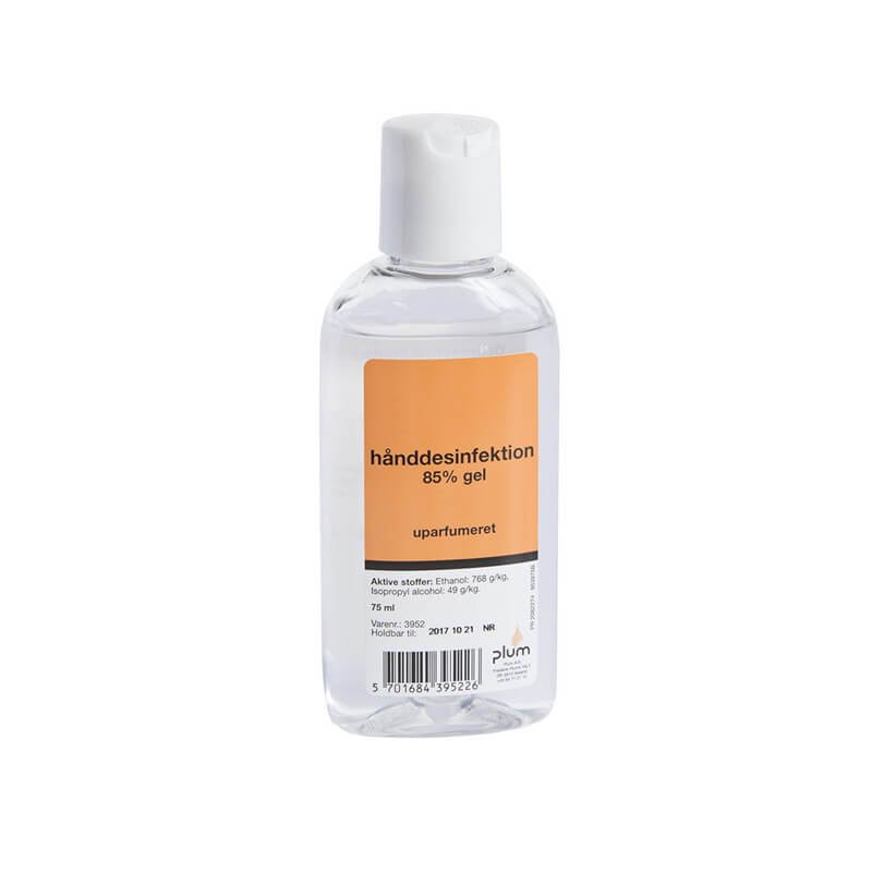 Hånddesinfektion Plum Gel 85% m.klaplåg 75ml