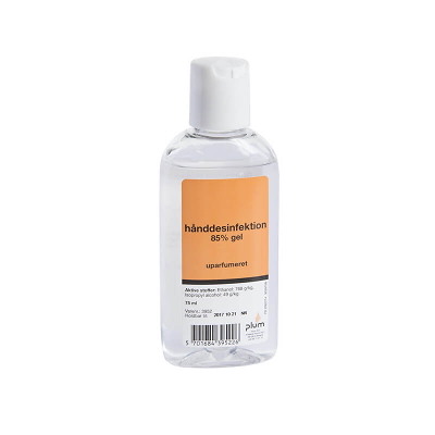 Hånddesinfektion Plum Gel 85% m.klaplåg 75ml