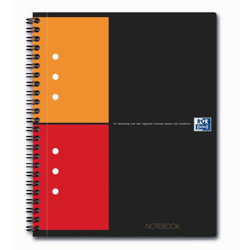 Notesbog Oxford international A5+ kvadreret 80 blade