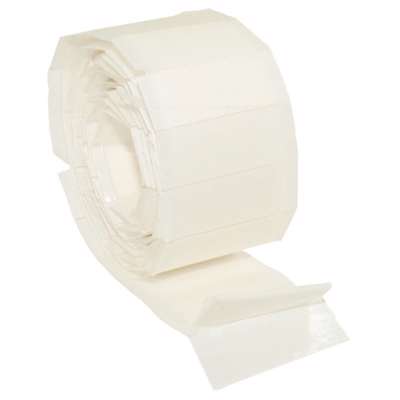 Klæbepuder BNT hvide 25x12x1mm 100stk/pk