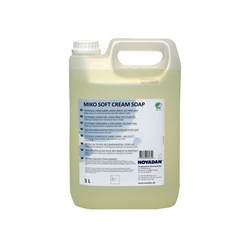 Cremesæbe MIKO Soft Cream Soap u/parf. 5l