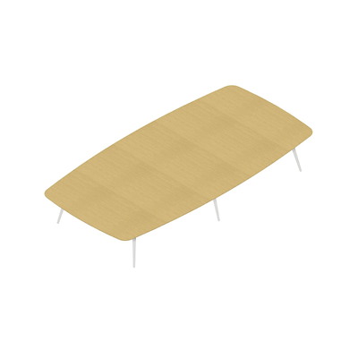 Konferencebord Dencon XL 1906 480x240 HPL eg/hvid