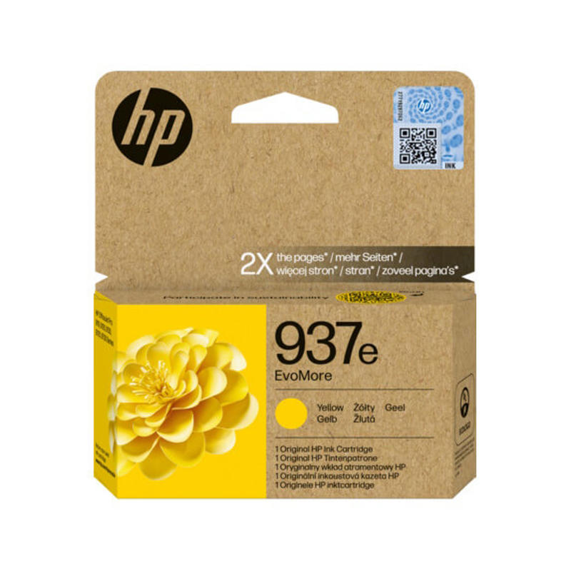 Farvepatron HP 937e EvoMore t/9110 yellow