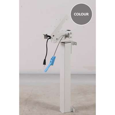 Hæve/sænke stel Nordic One 1-bens grå