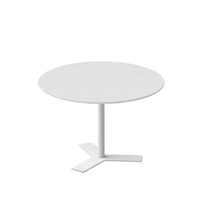 Cafebord Dencon 03506 Ø80 hvid nano m/stel 0656 hvid