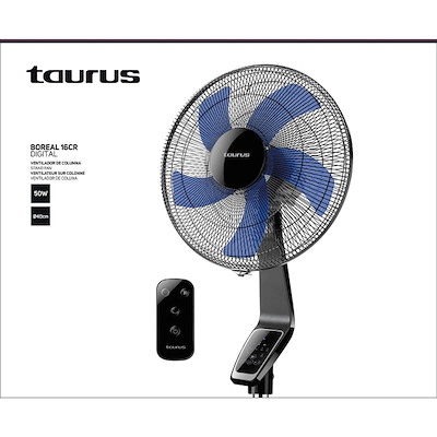 Gulvventilator Taurus 40cm op /130cm