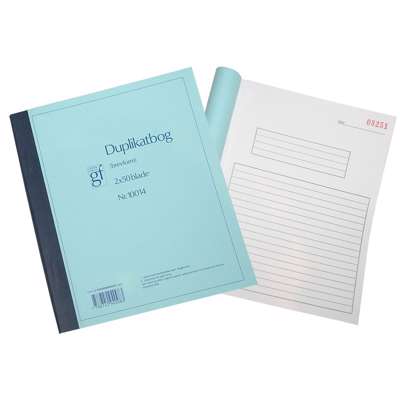 Duplikatbog 10014 148x197 mm 50 bl m/kopi