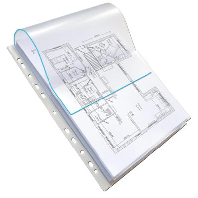 Kataloglommer Elba A4 klar flap 180my kapacitet 2 cm.  /10