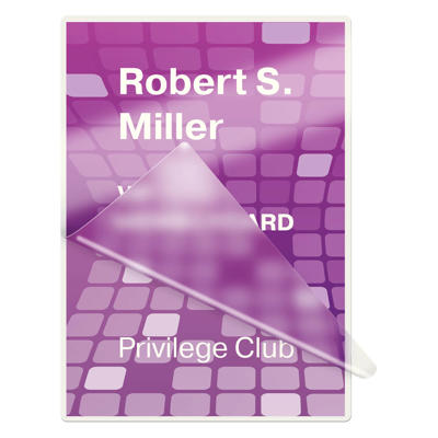 Lamineringslommer 54x86 mm 125 mic pk/100