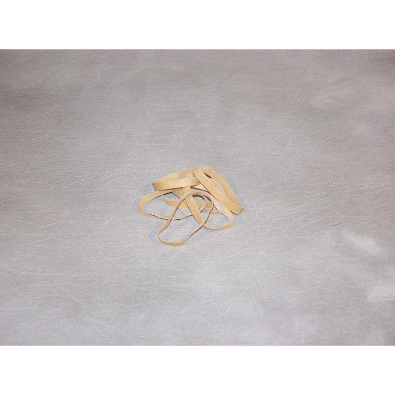 Gummibånd hvid 10x100mm 1kg/pak