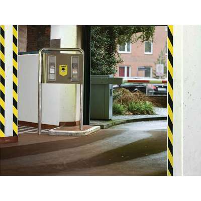 Advarselstape Tesa PVC 48mmx66m gul/sort