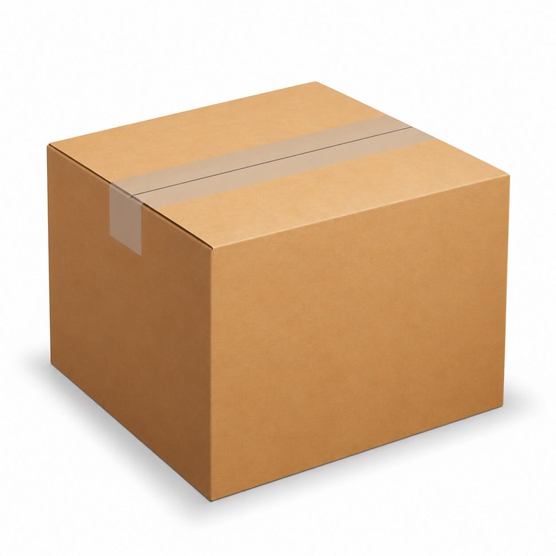 Papkasser 1-lags 186x186x165mm 6L - 4mm