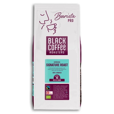 Kaffe BCR Espresso hele bønner Fairtrade Øko 1 kg/ps