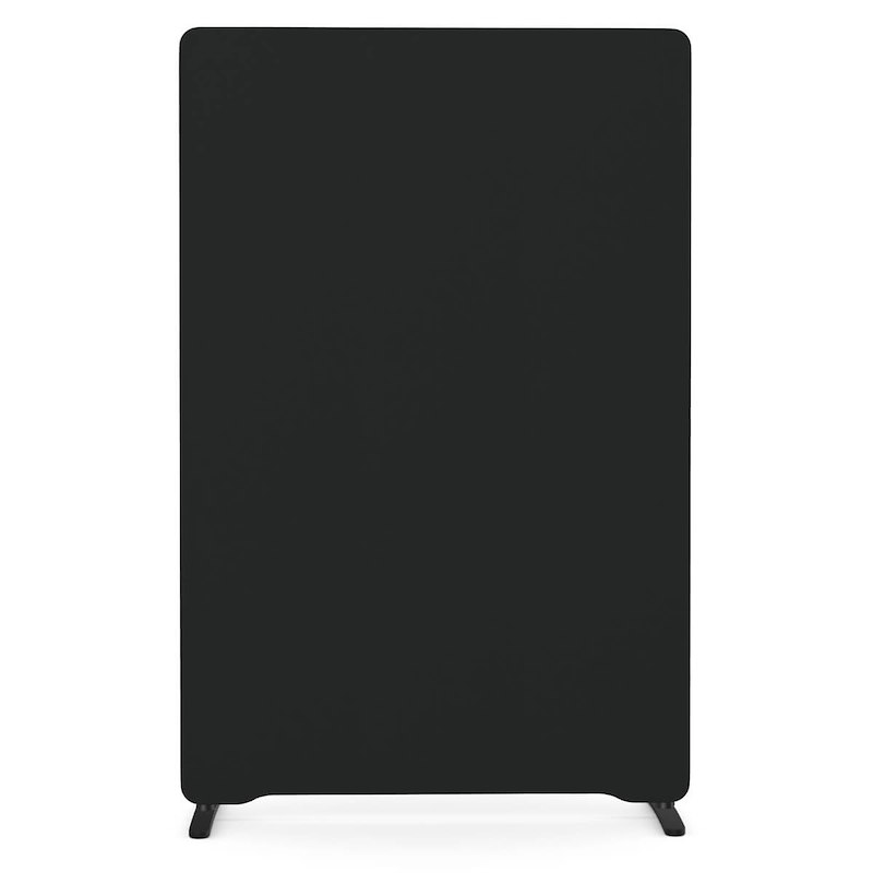 Skærmvæg til gulv Lintex Edge sort 1000x1500mm