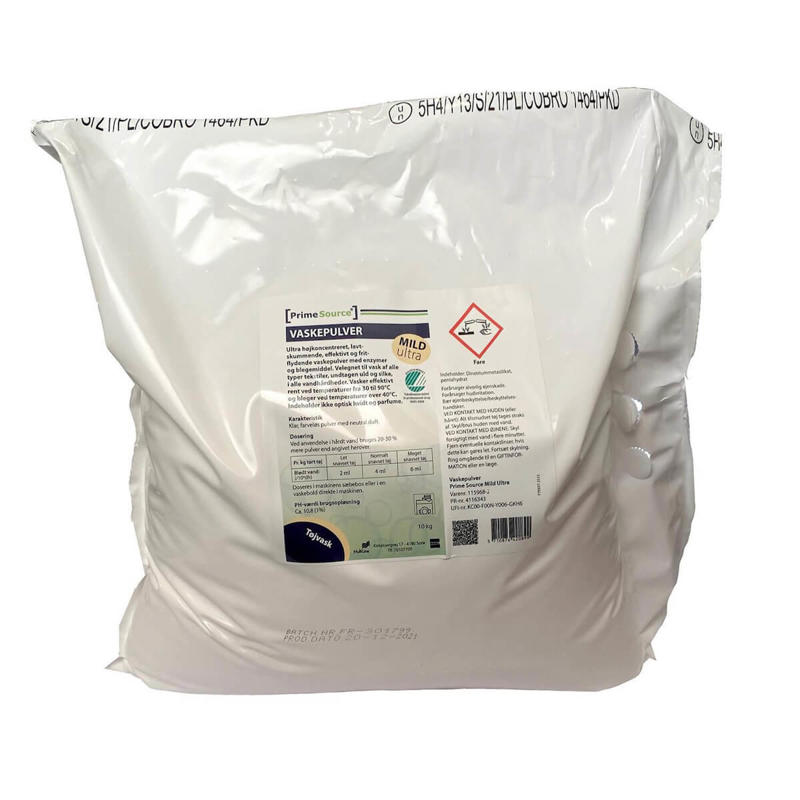 Vaskepulver PrimeSource Ultra Mild højk. u/parf. 10kg